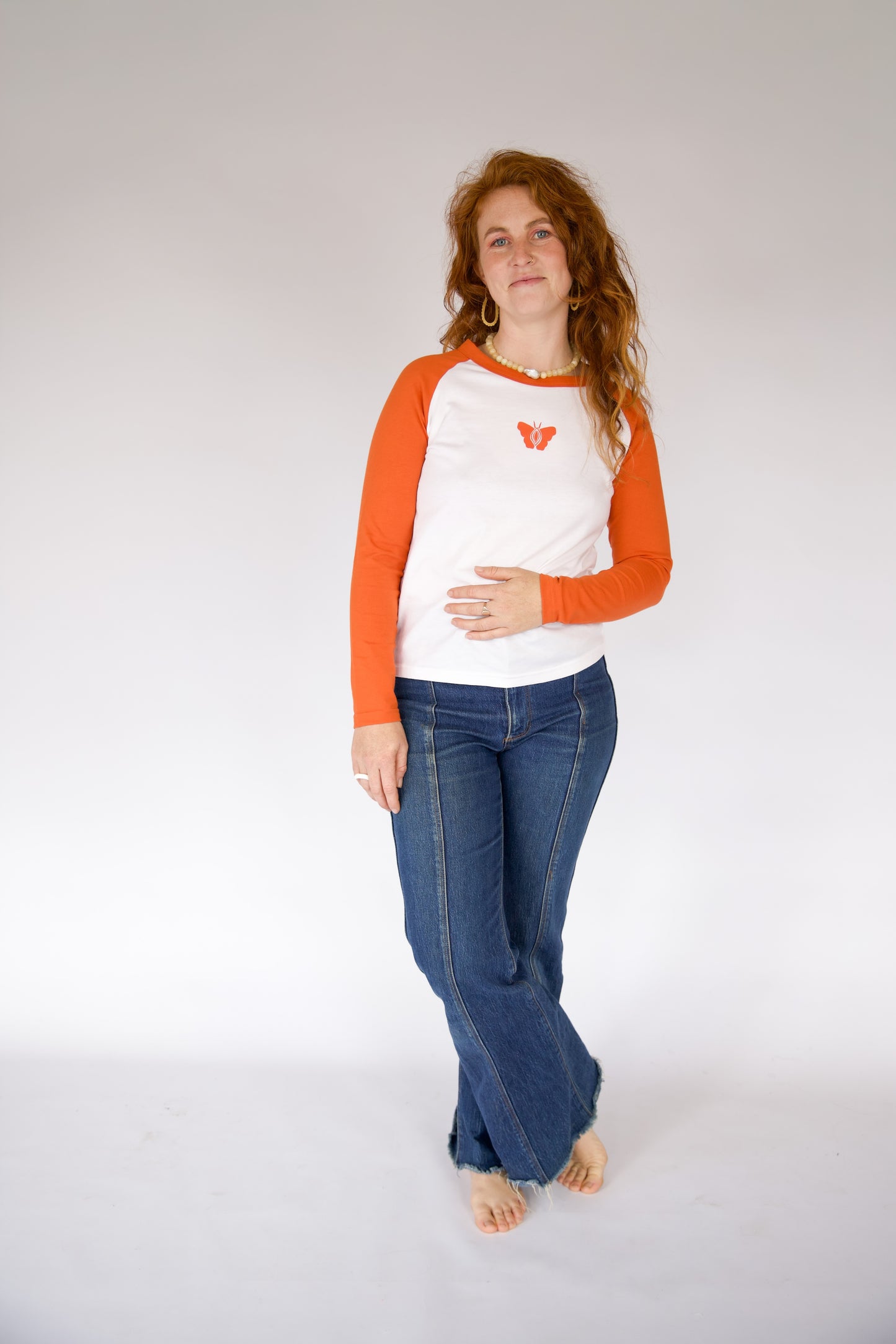 YONI BUTTERFLY Fitted Longsleeve