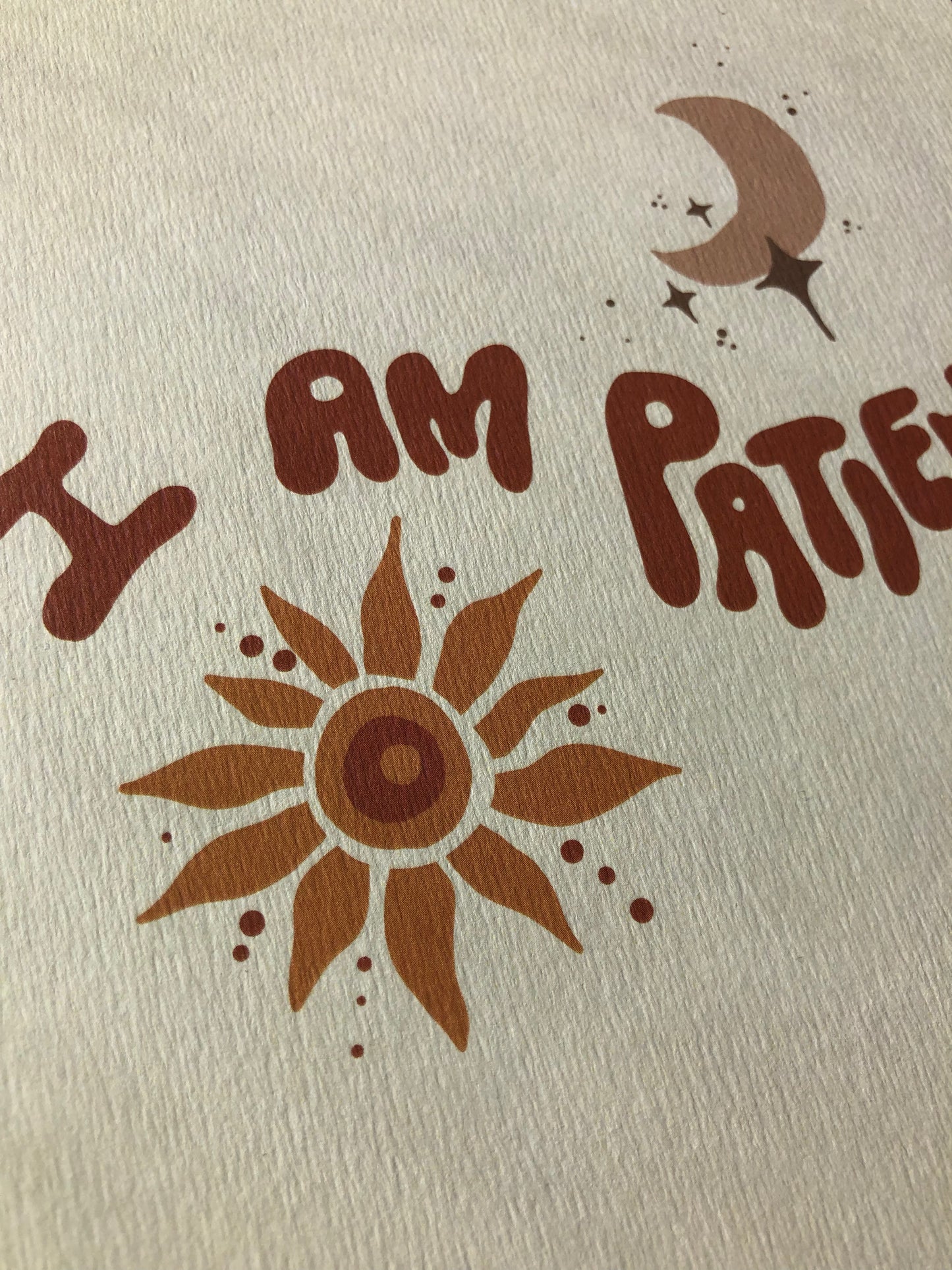 I AM PATIENT A5 Print