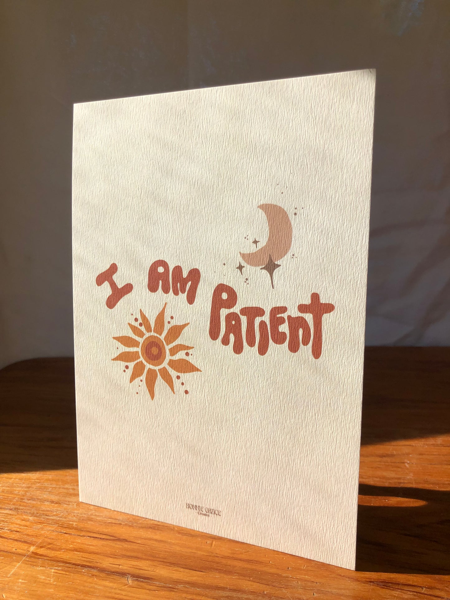 I AM PATIENT A5 Print