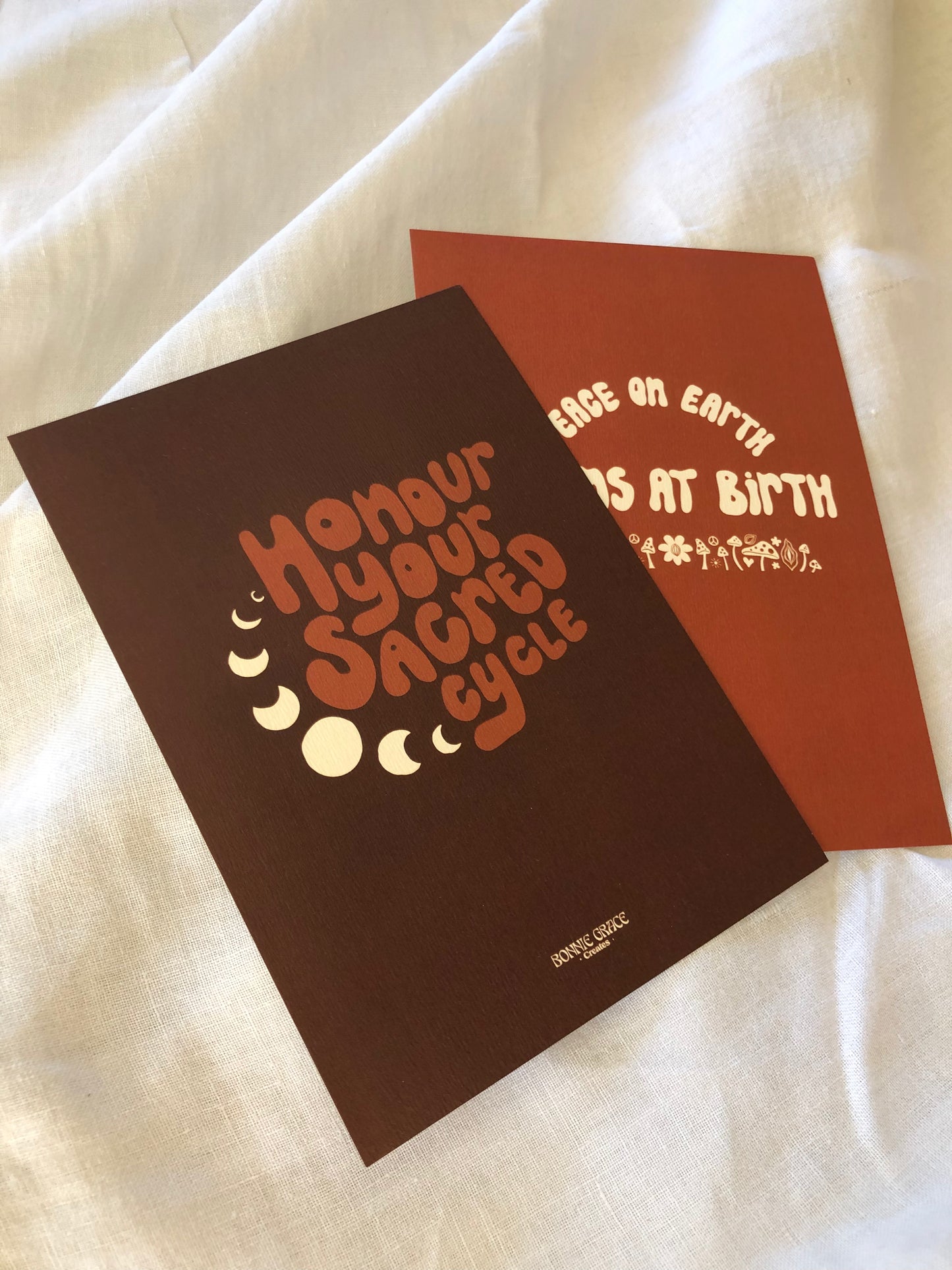 HONOUR YOUR SACRED CYCLE A5 Print