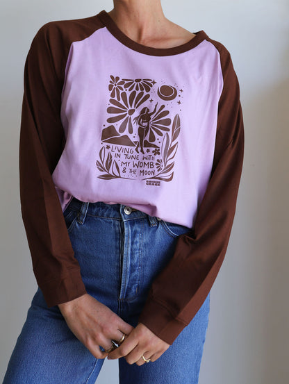 LIVING IN TUNE - Lilac & Brown