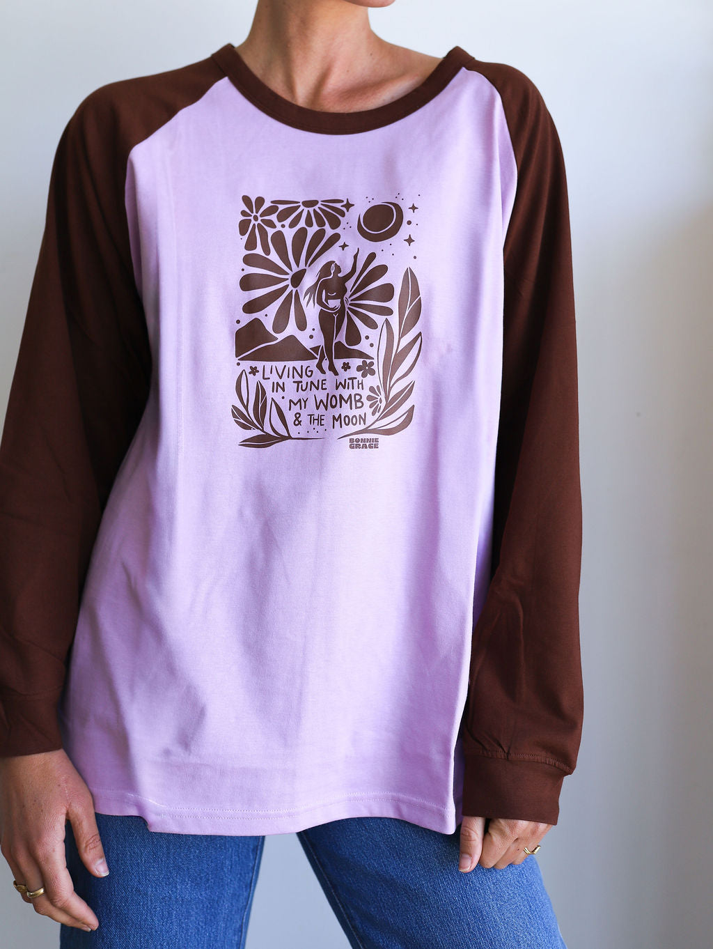 LIVING IN TUNE - Lilac & Brown