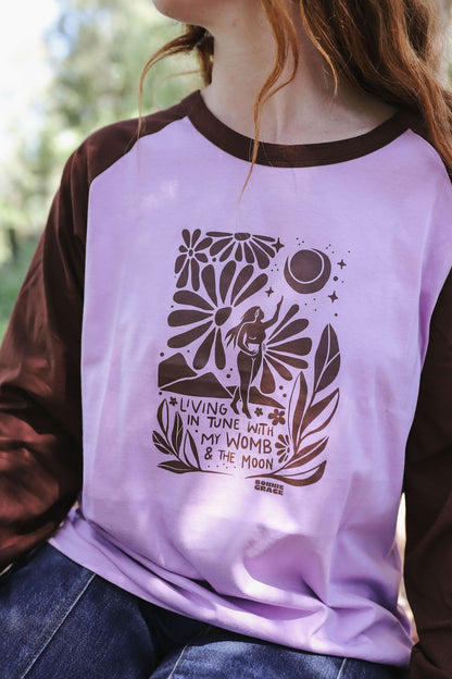 LIVING IN TUNE - Lilac & Brown