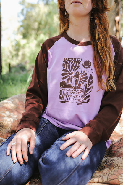 LIVING IN TUNE - Lilac & Brown