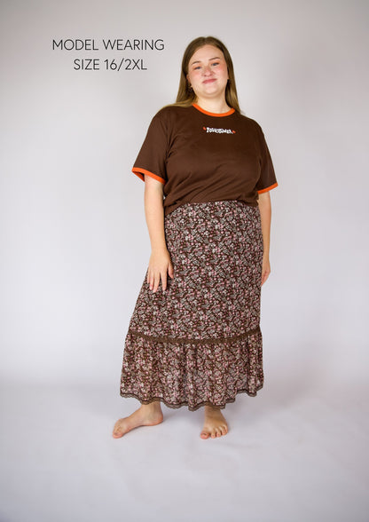 PUSSYPOWER Box T-shirt - Brown