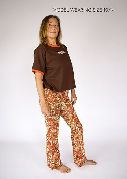 PUSSYPOWER Box T-shirt - Brown