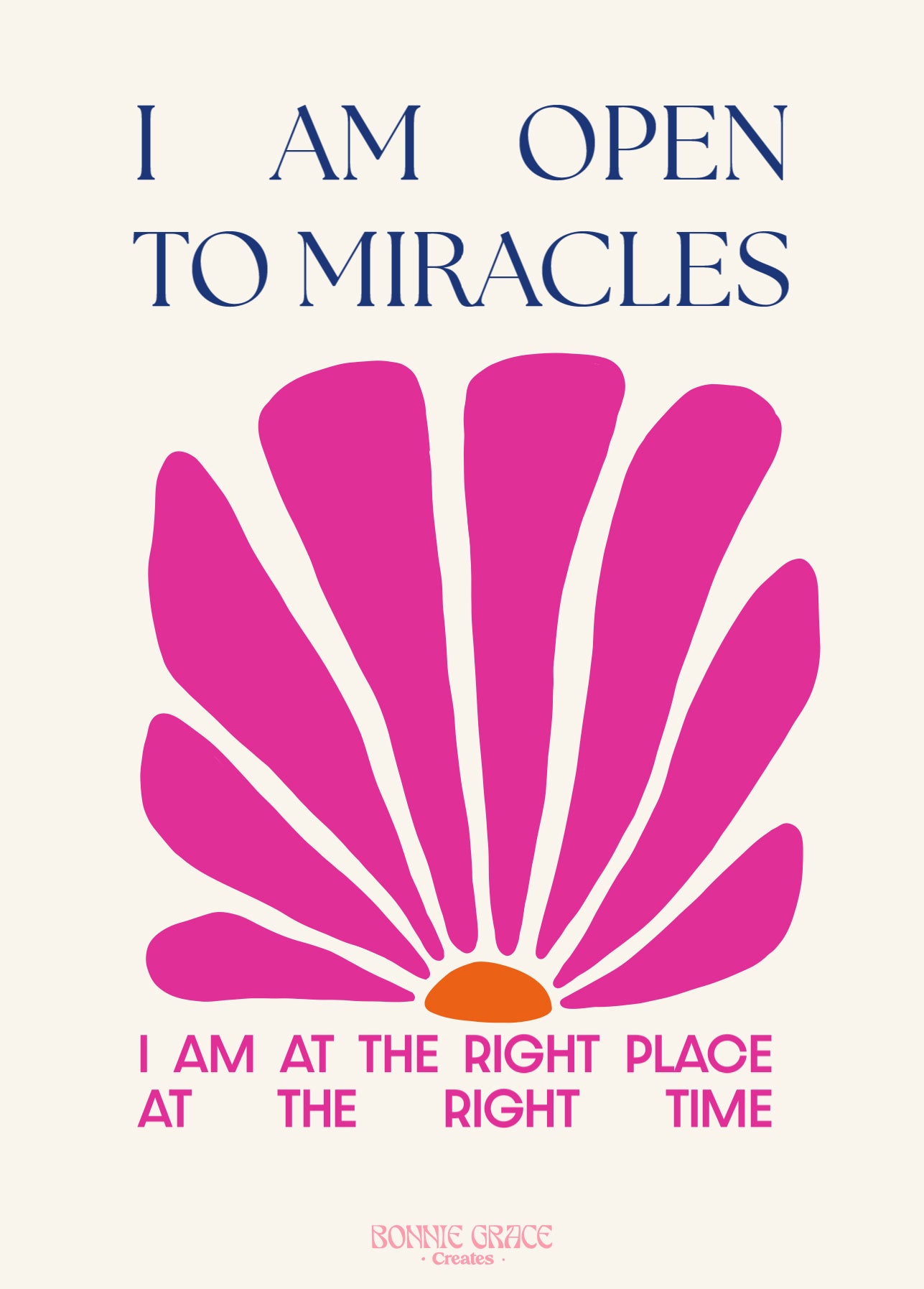 NEW Open to Miracles PRINT