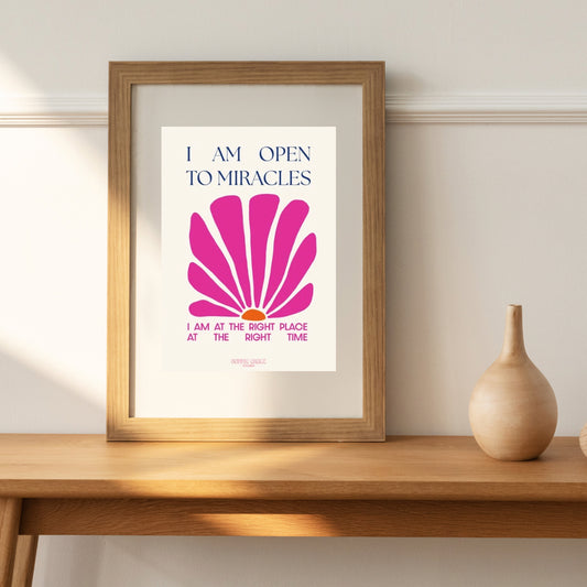 NEW Open to Miracles PRINT