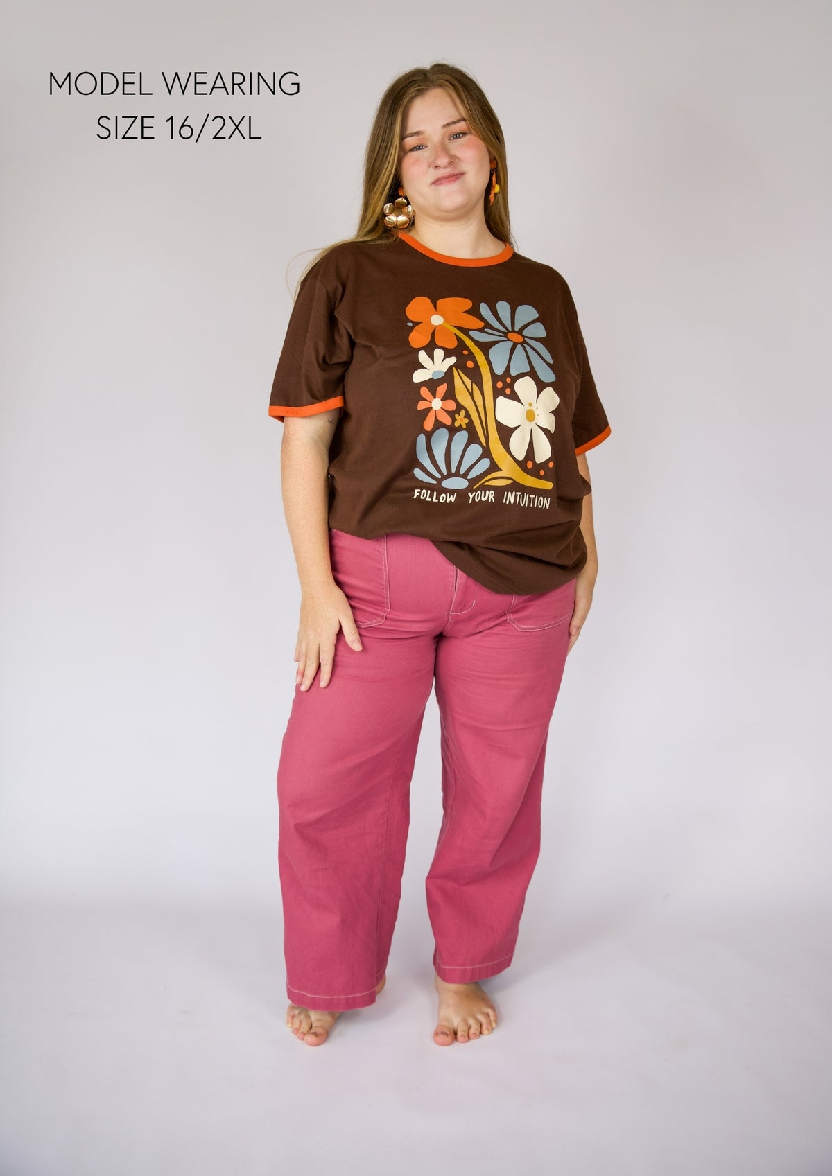 FOLLOW YOUR INTUITION Oversized T-Shirt