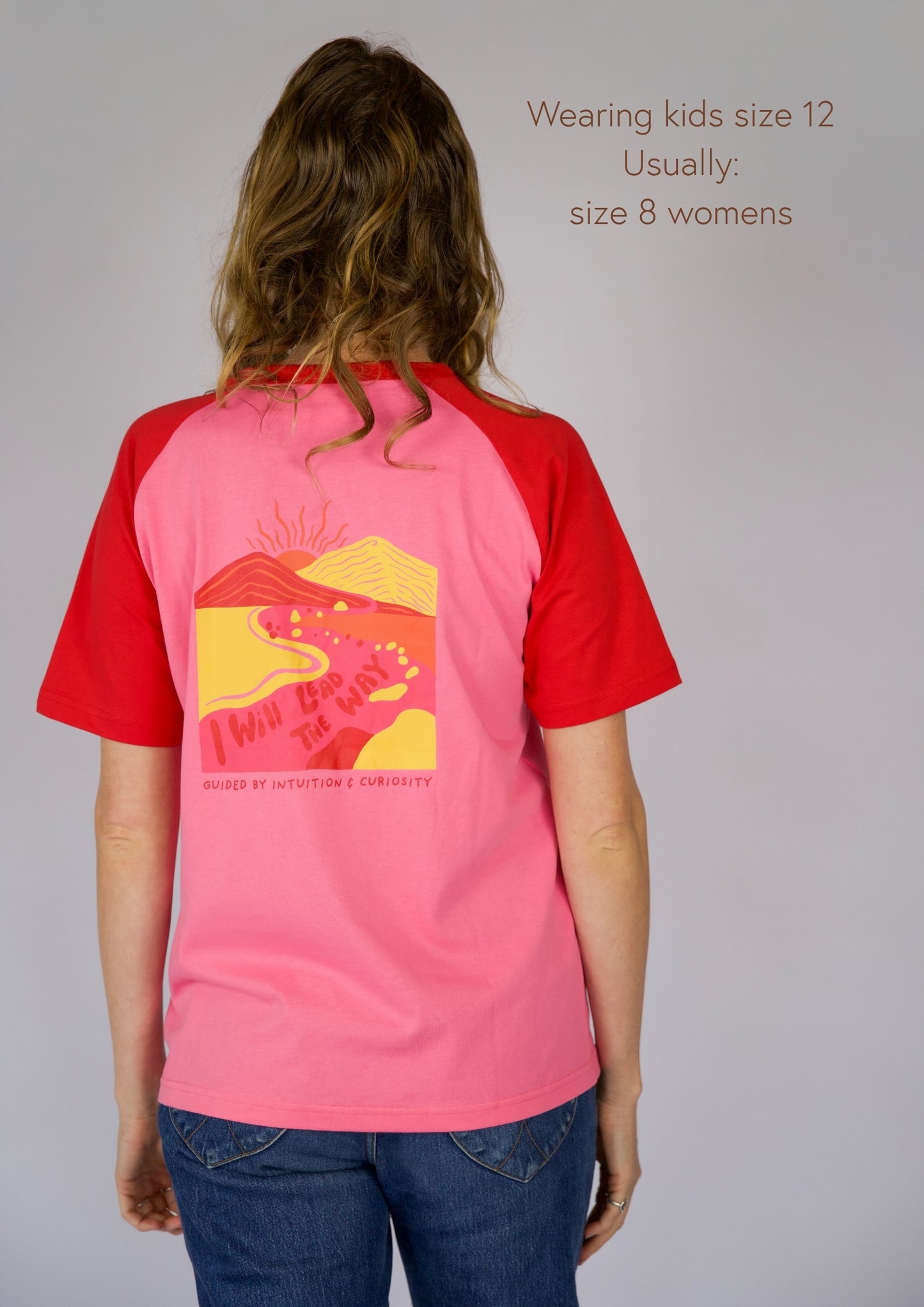 I AM NATURE Kids T-shirt - Pink & Red