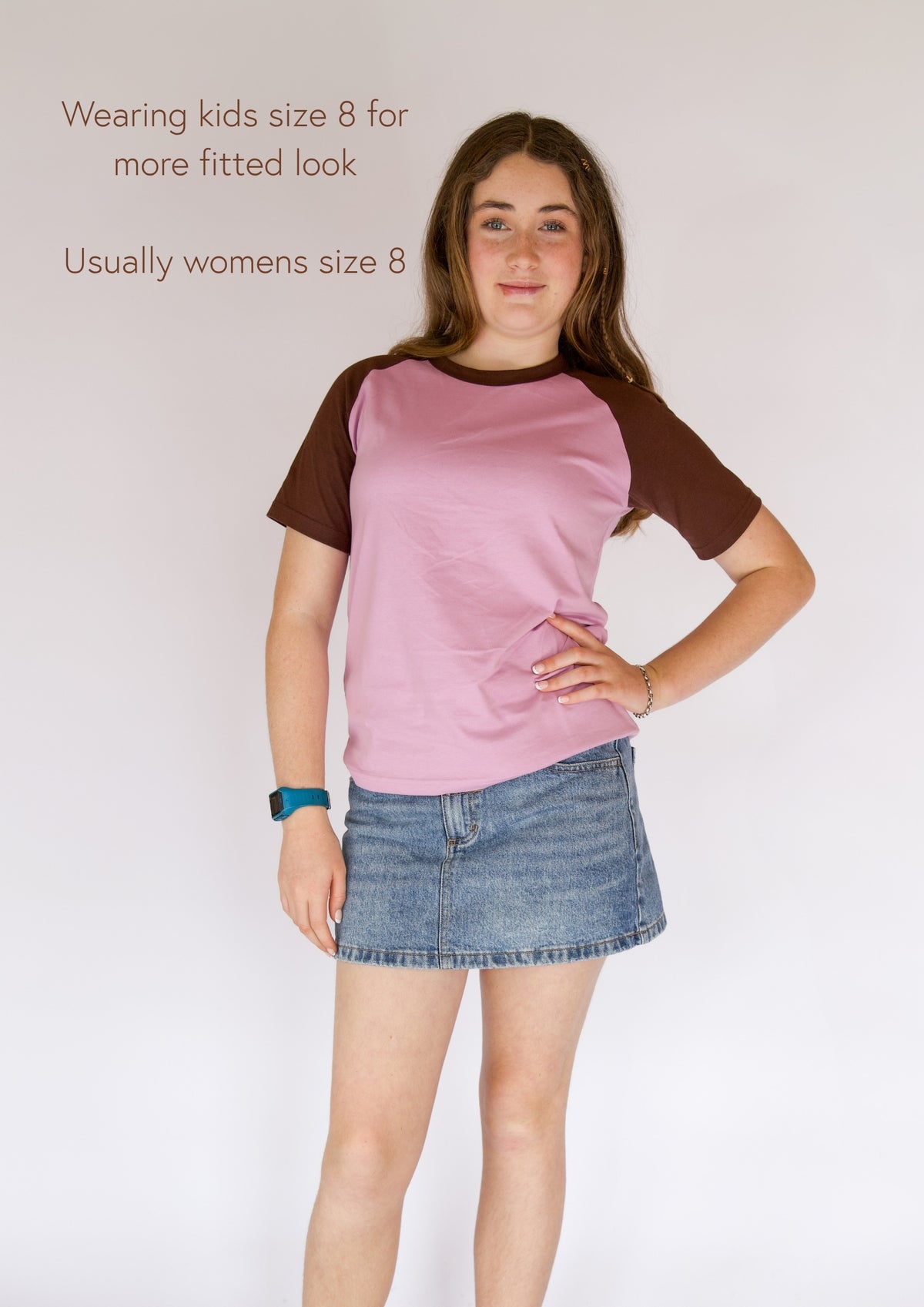 I AM NATURE Kids T-shirt - Lilac & Brown