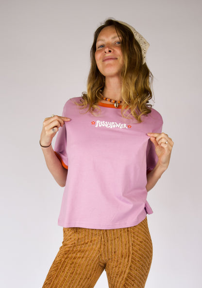 PUSSYPOWER Box T-shirt - LILAC