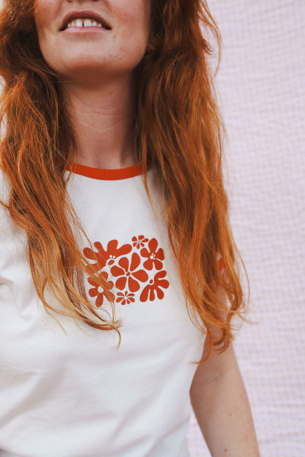 FLOWERS - White / Orange