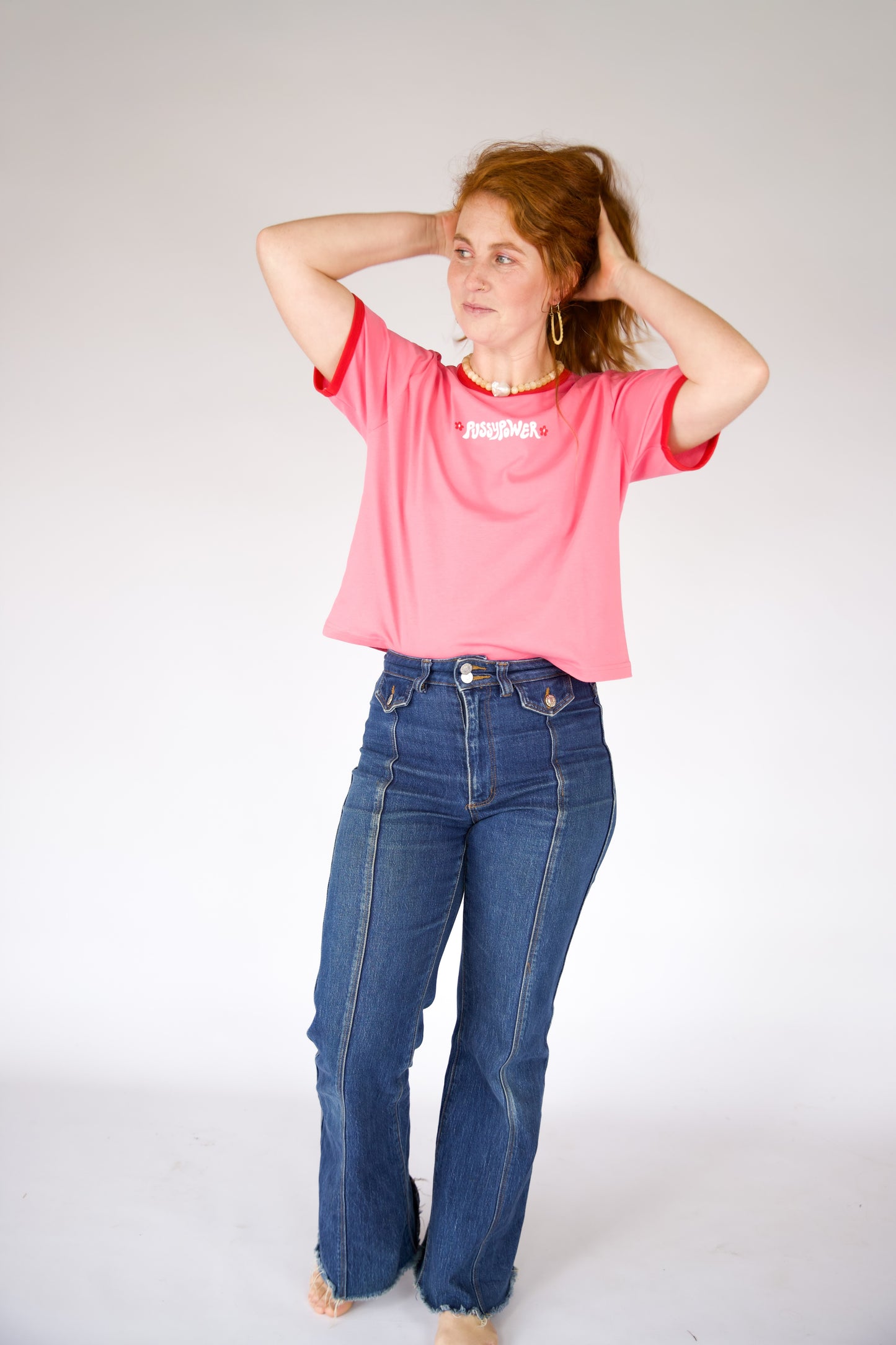 PUSSYPOWER Box T-shirt - PINK