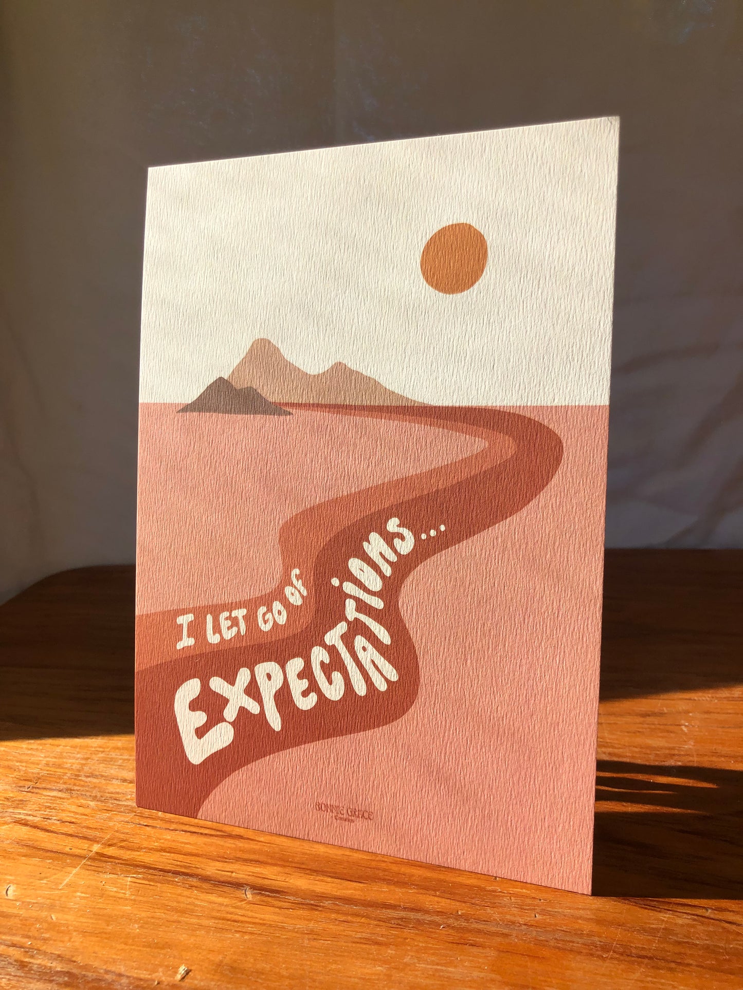 I LET GO OF EXPECTATIONS A5 Print