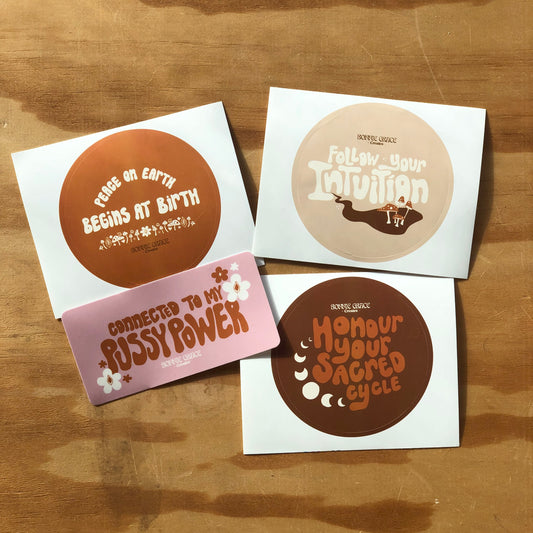 STICKERS set of 4!