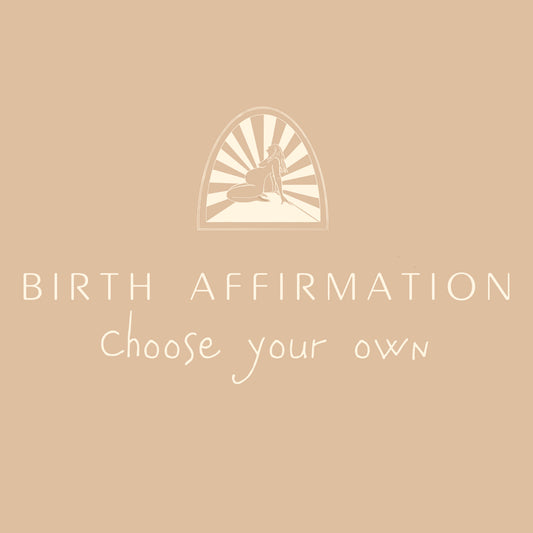 Birth Affirmation Set of 10 LARGE A5